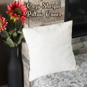 Cozy Sherpa Accent Pillow Cover 2pk